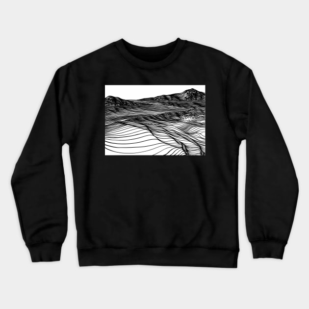 Seascape Crewneck Sweatshirt by topologydesign